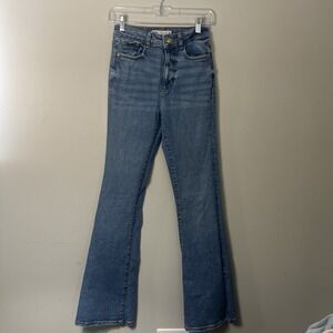 Zara Jeans High-Rise Flare Jeans Size 4 Mex 26 Eu 36
